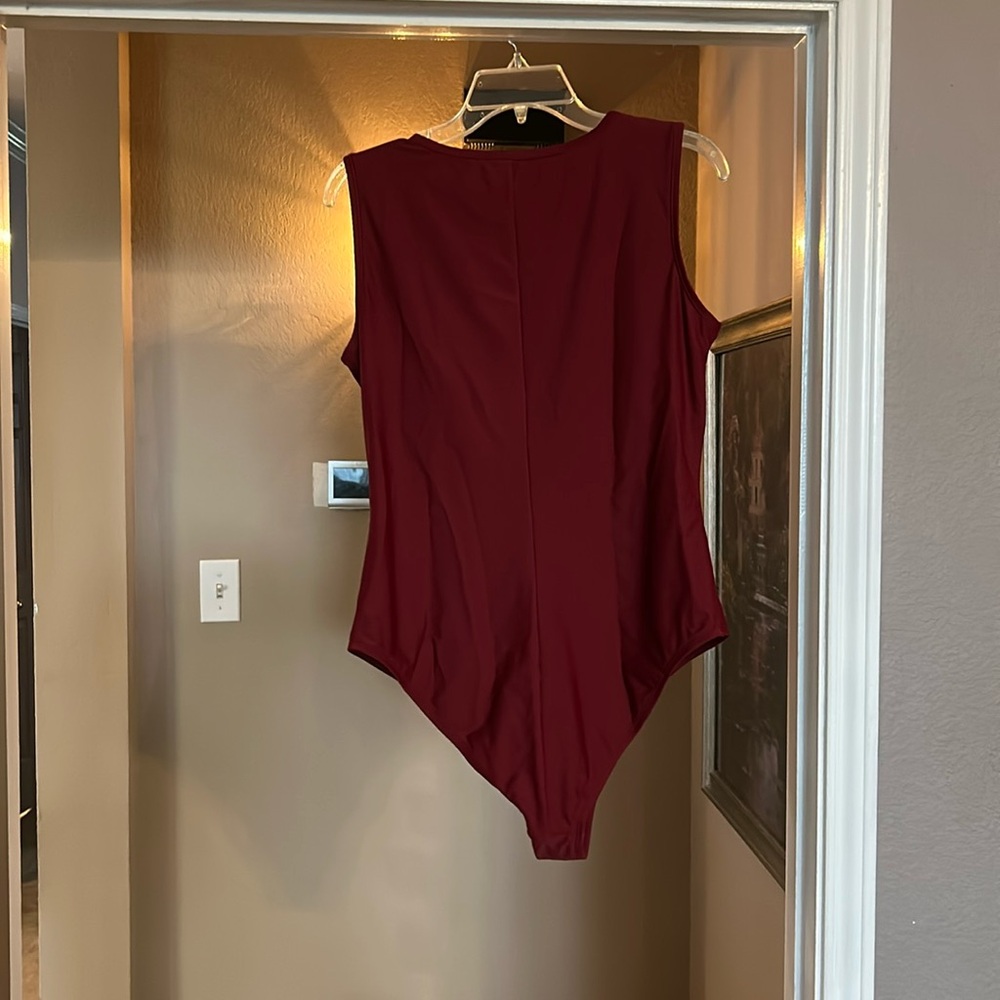 CUPSHE One Piece Front Zip Swimsuit - Picture 2 of 3